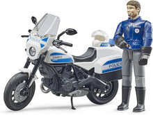 Bruder 62731 bworld Scrambler Ducati Police Motorbike w Policeman