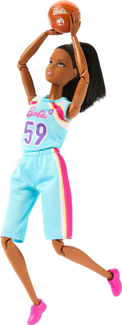 Barbie Made to Move Basketball Player Black