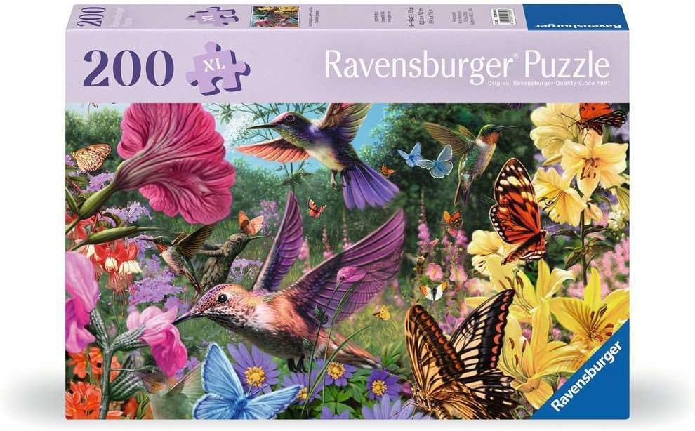 Hummingbirds & Butterflies 200pc Puzzle