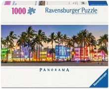 Night Glow on Ocean Drive Panoramic 1000pc Puzzle