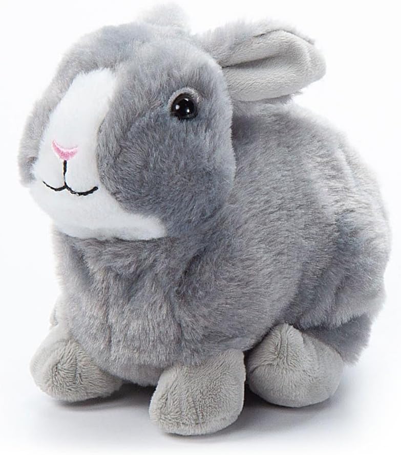 Wild Onez Rabbit Grey 9"