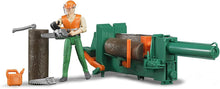 Bruder 62650 Bworld Log Splitter Set w/ Figure 10.7.7