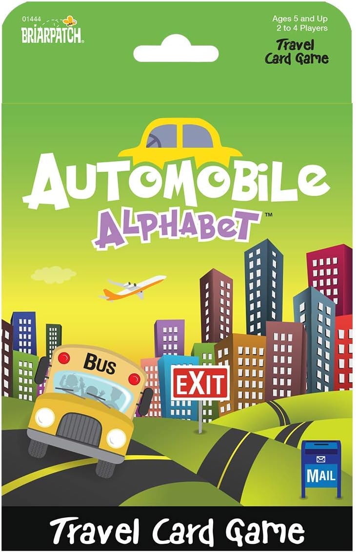 Automobile Alphabet Card Game