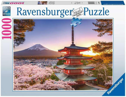 Mount Fuji Cherry Blossom View 1000 Pc Puzzle