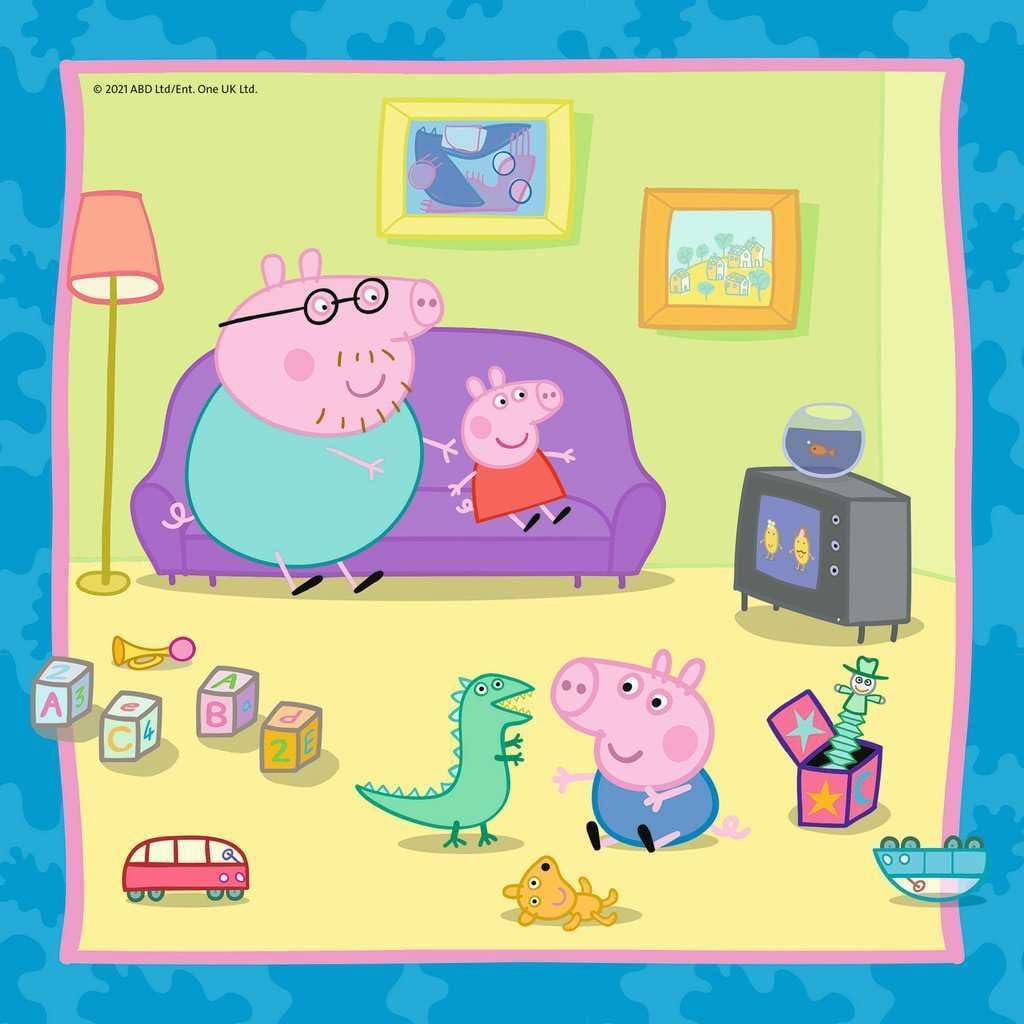 Peppa Pig 3x49pc Puzzle