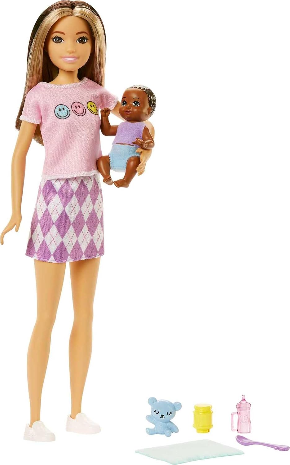 *Barbie Skipper Babysitter Asian Doll with Baby