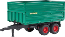 Bruder 02010 Green Trailer w/ Removable Top 18.10.10