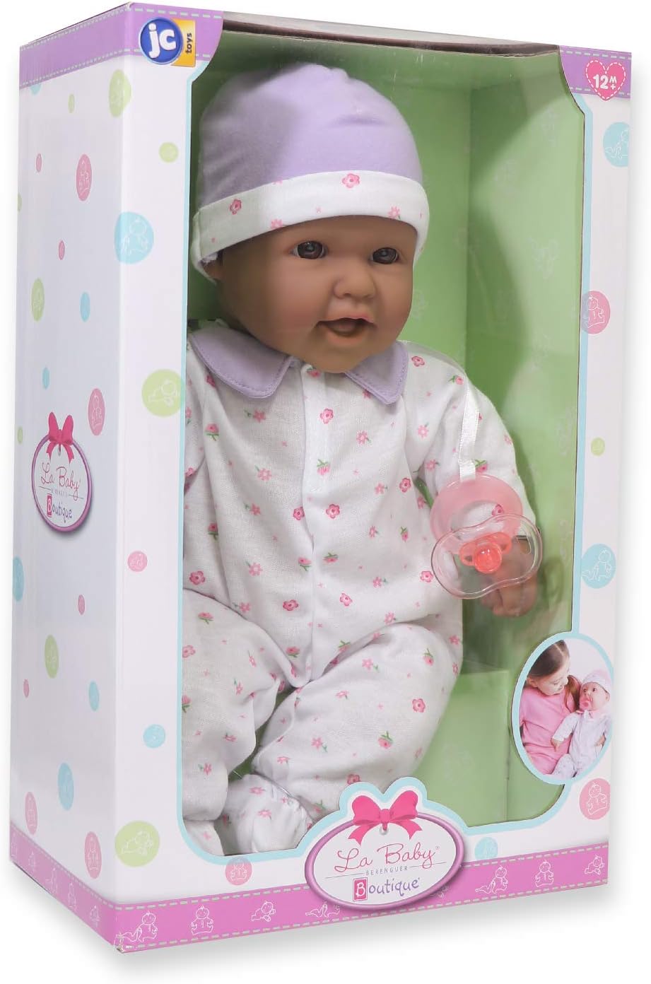 La Baby 16" Soft Body Baby Doll Hispanic