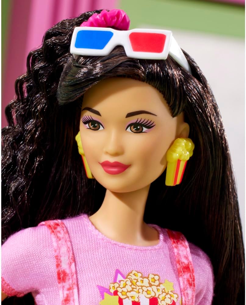 *Barbie Signature Rewind 80s Edition Movie Night Doll Black Hair