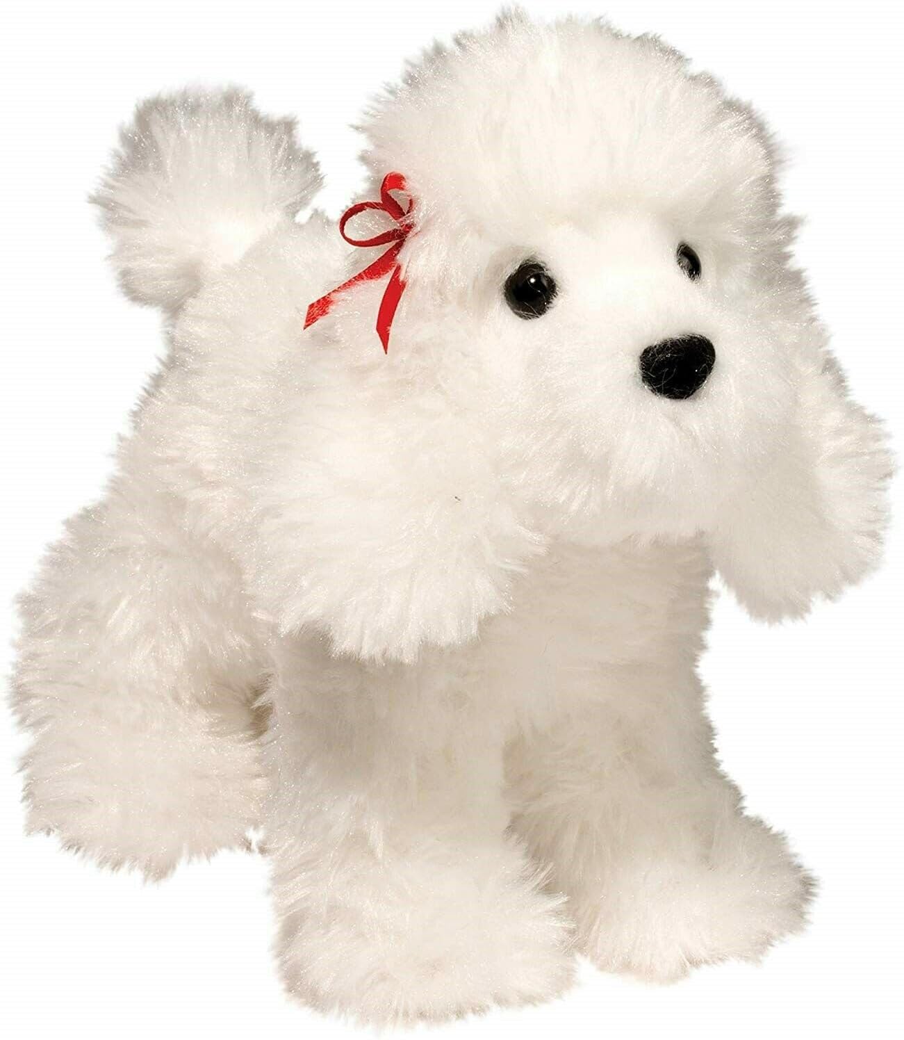 Gina White Poodle 8in