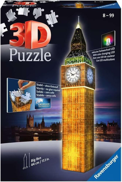 Iconics 3D Big Ben Night Ed. 216Pc