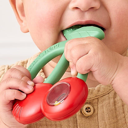 Bitzy Shake - Silicone Teeether with Rattle Cherries
