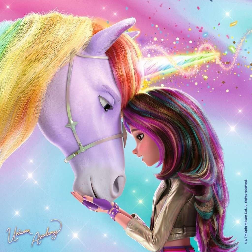 Unicorn Academy 3x49pc Puzzle