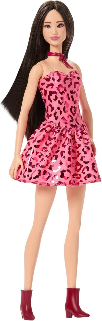 Barbie Fashionista - Red Leopard Print Dress