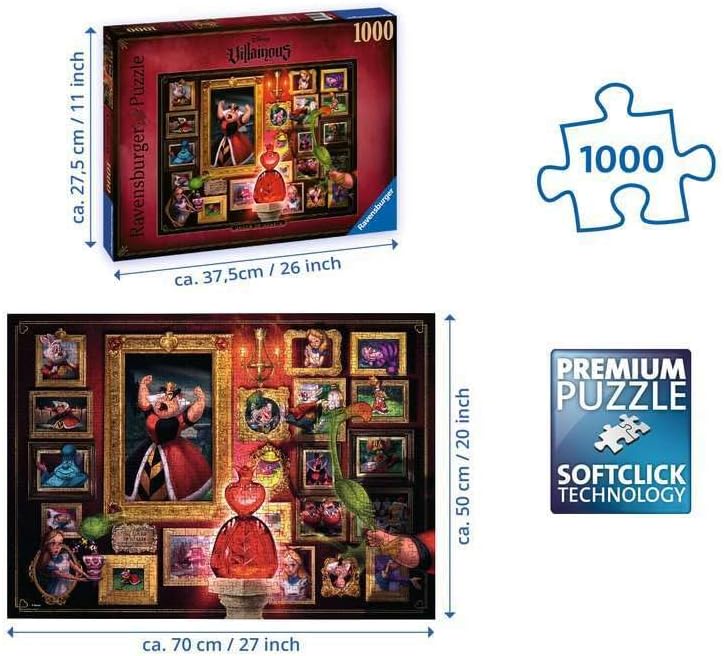 Disney Villainous: Queen of Hearts 1000pc
