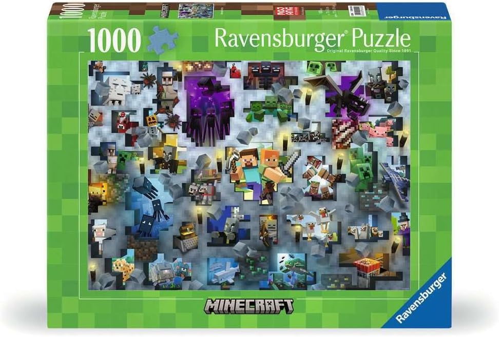 Minecraft - Mobs CHALLENGE 1000pc