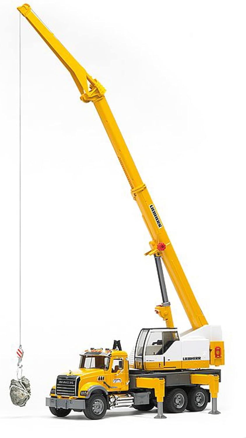 Bruder 02818 MACK Granite Liebherr Crane Truck 28.12.10