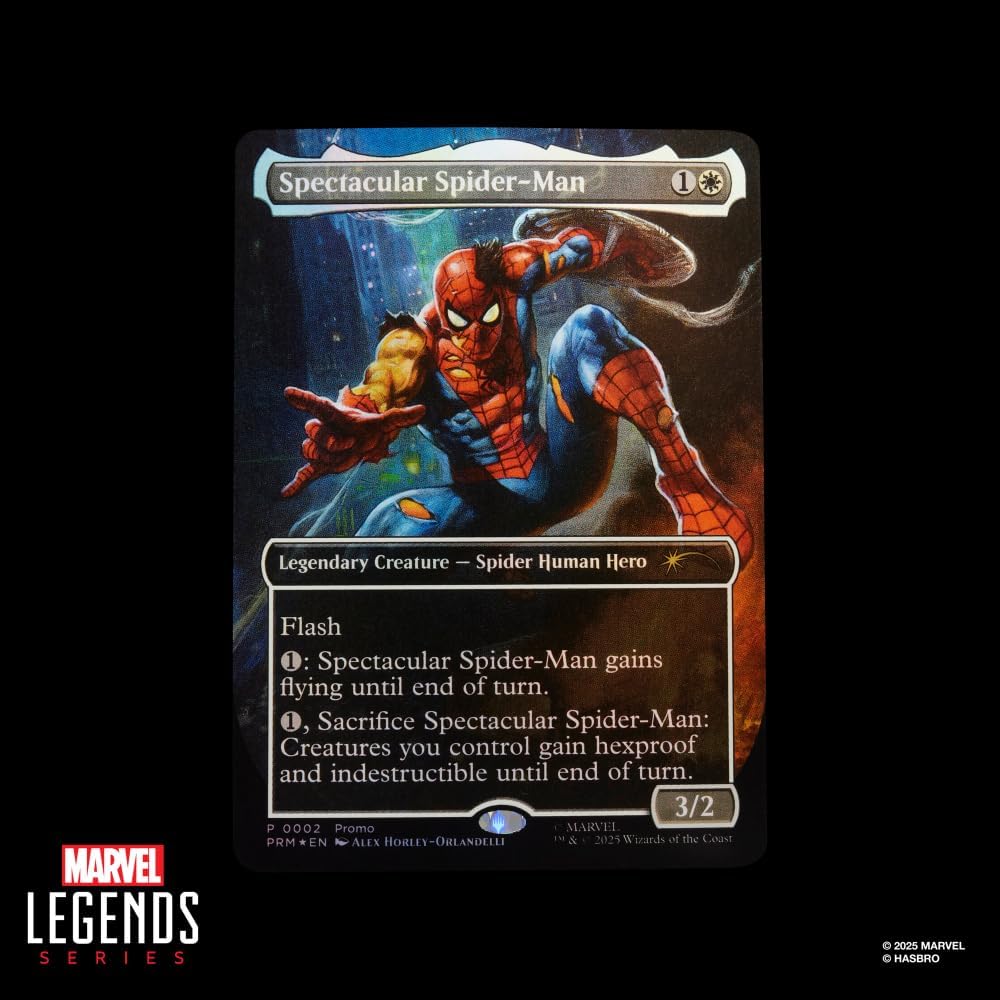 Marvel Legends Magic The Gathering Battle-Damaged Spiderman