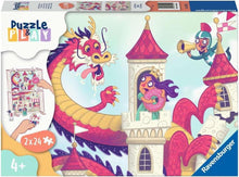 Puzzle & Play: Donut Dragon 2x24 pc