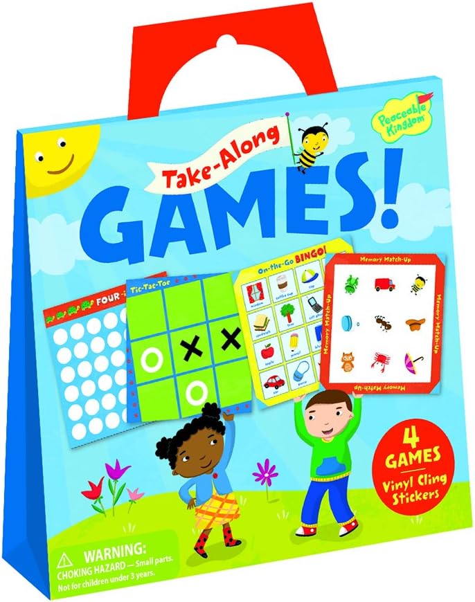 Take-a-Long Games Sticker Tote