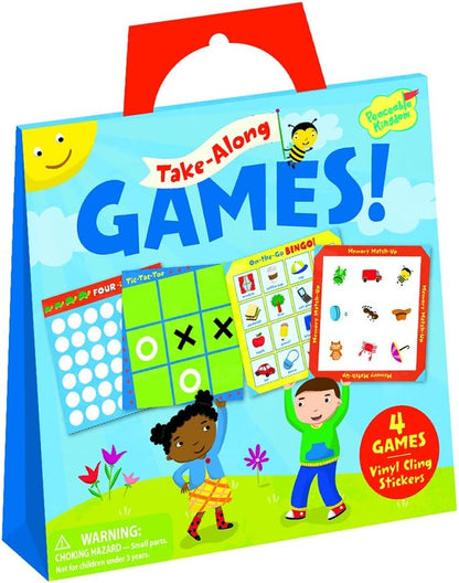 Take-a-Long Games Sticker Tote