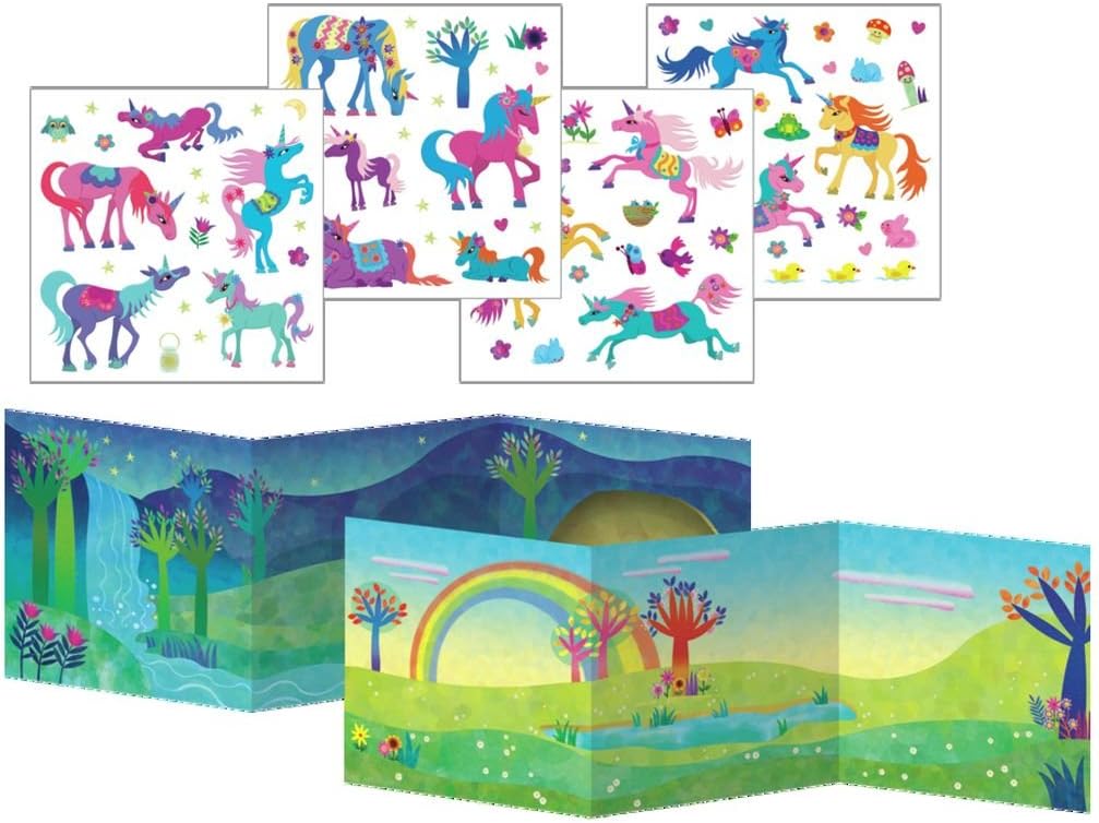 Magical Unicorn Puffy Stickers