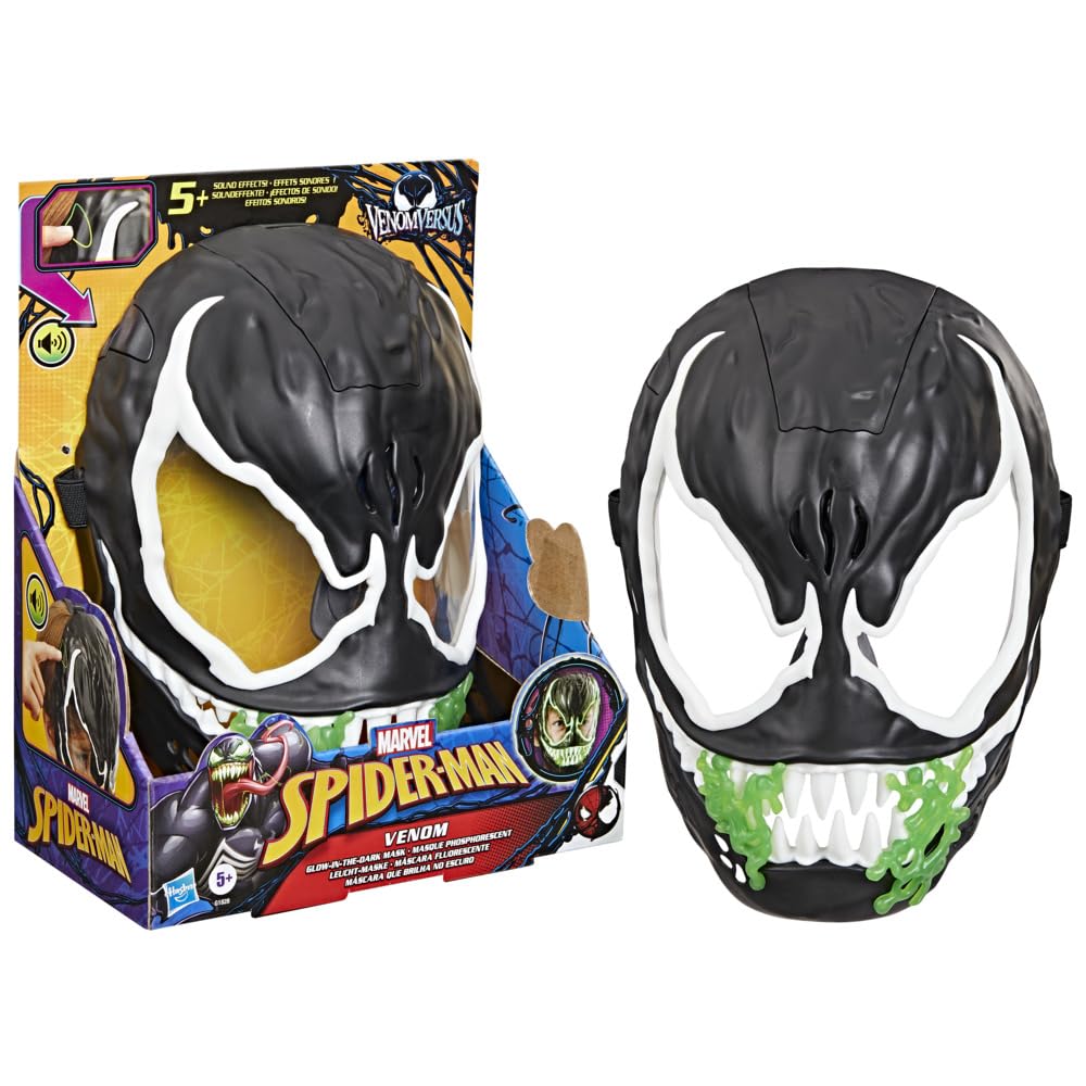 Spider-Man Venomversus Venom Glow-in-the-Dark Mask