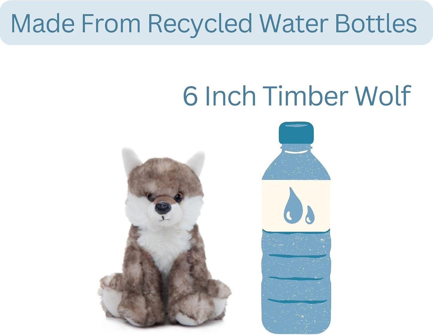 Babiez Wild Onez Timber Wolf 6"