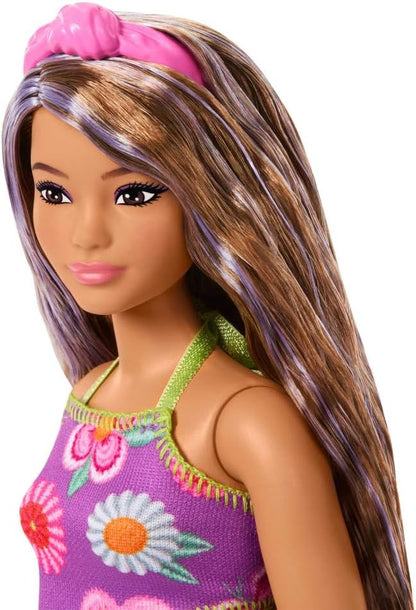 Barbie Fashionista - Purple Flower Dress 244