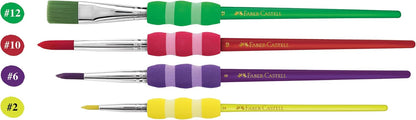 4 Pack Soft Grip Brushes