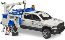 Bruder 02509 RAM Service Truck w/ Crane + Rotating Beacon Light 20.12.8