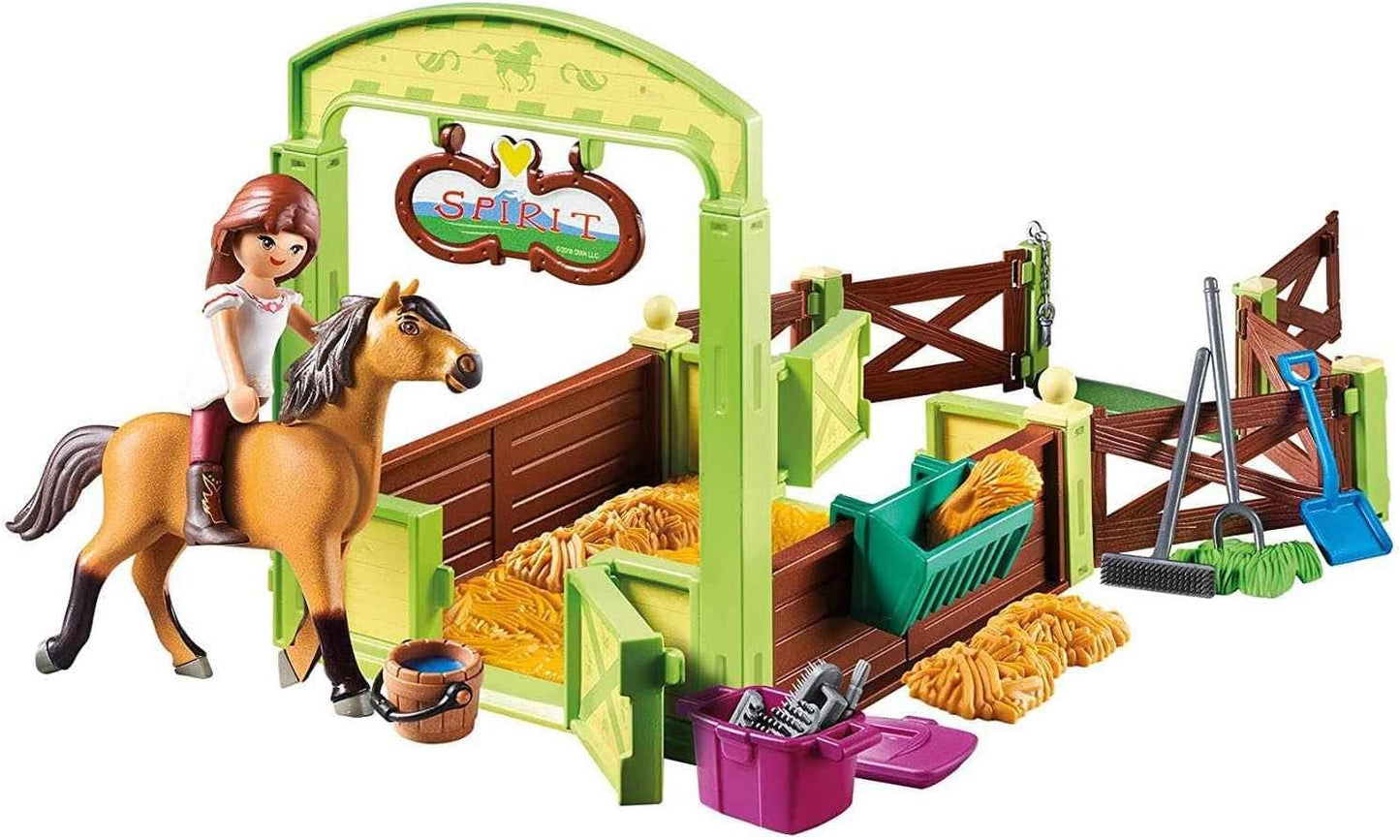 Lucky & Spirit with Horse Stall (PM-9478)*