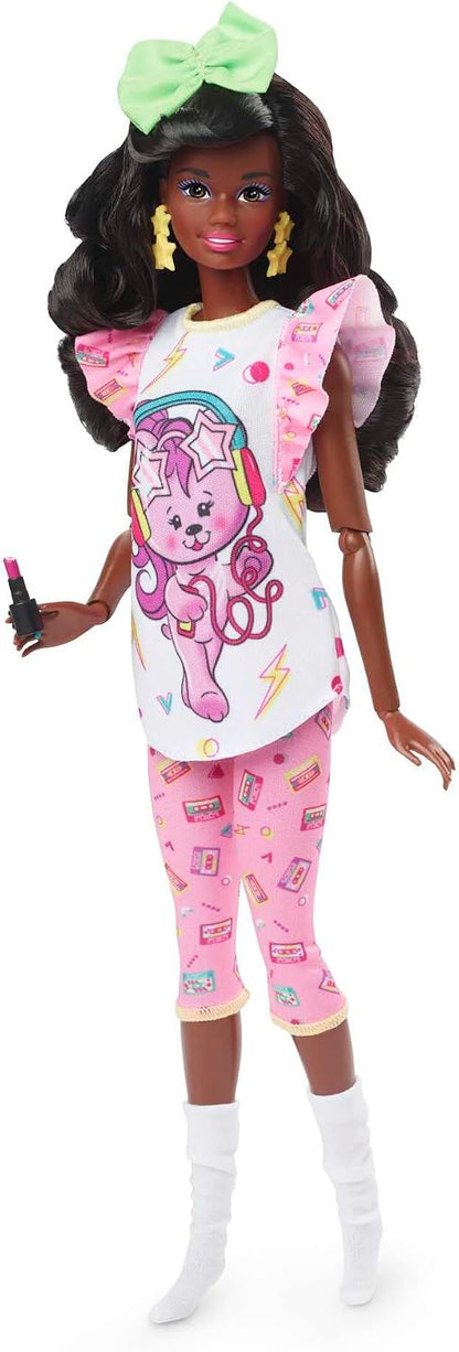 *Barbie Signature Rewind 80s Edition Slumber Party Doll Black