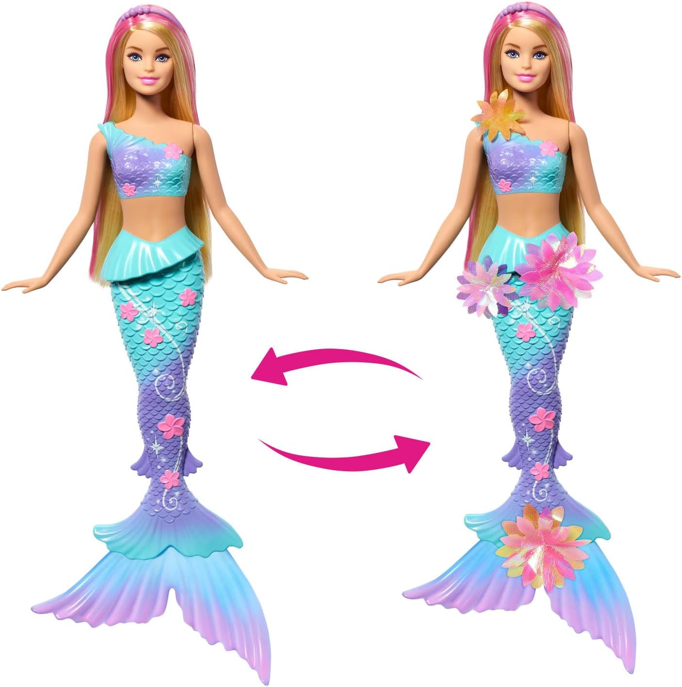 Barbie Flower Magic Mermaid Blonde Doll