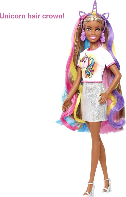 Barbie Fantasy Hair Doll Black