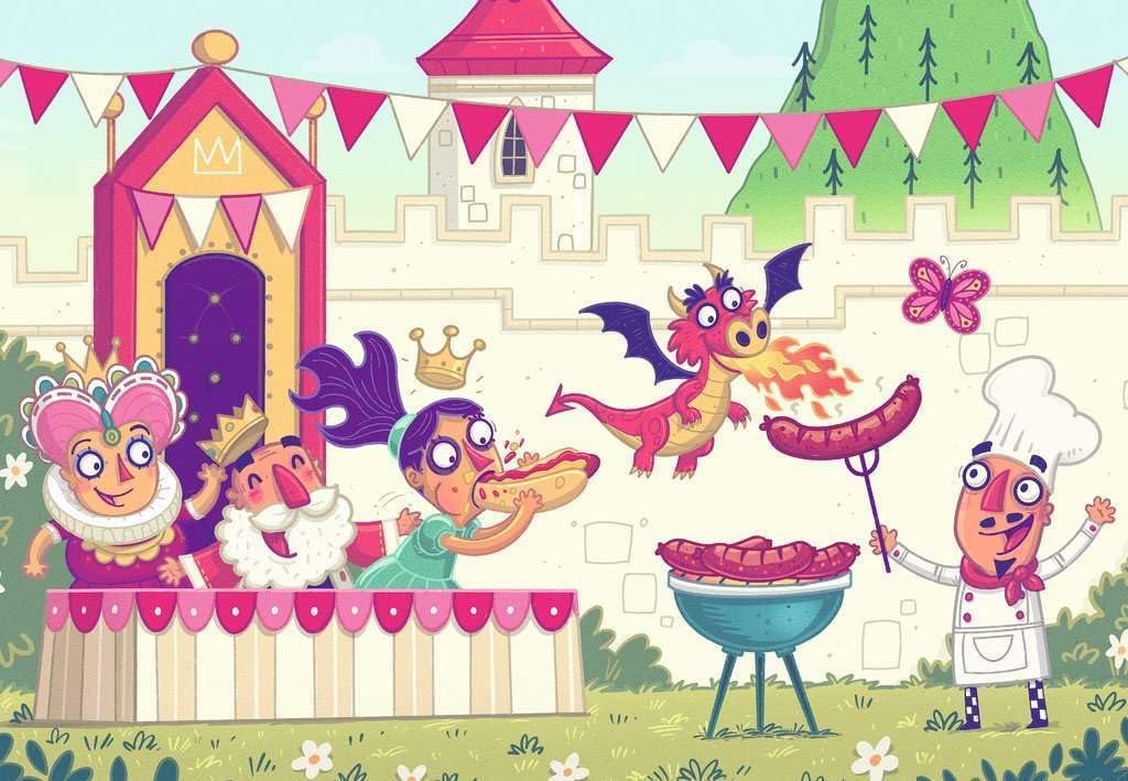 *Puzzle & Play: Royal BBQ 2x24 pc