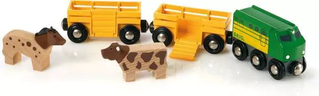 BRIO WORLD Farm Train Set