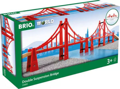 BRIO WORLD Double Suspension Bridge