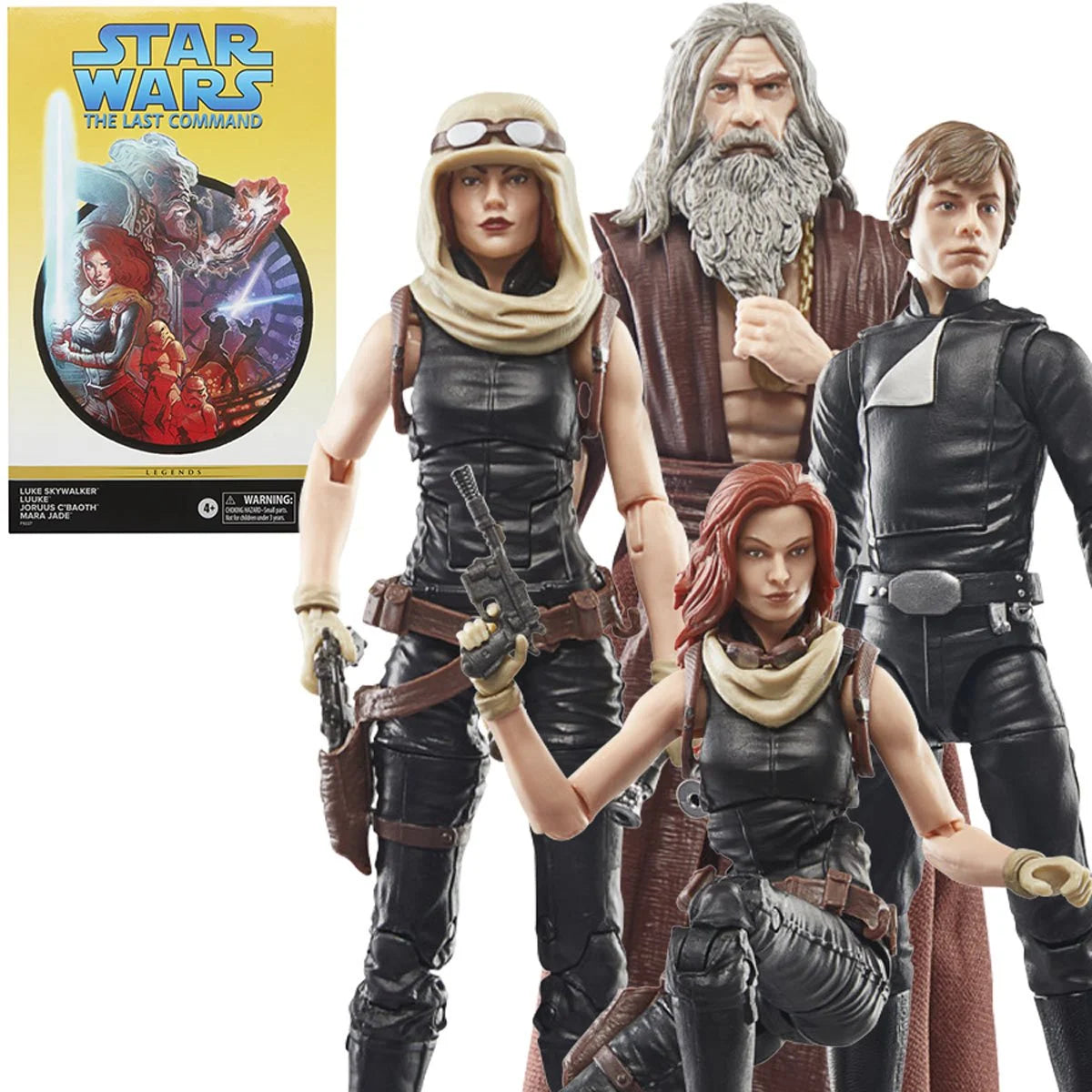 SW Black Series The Last Command Luke Skywalker, Luuke, Joruus C'baoth, Mara Jade