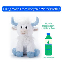 Holiday Icey Highland Cow 12"