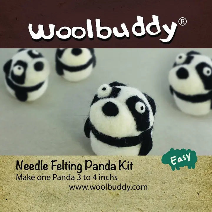 DIY Needle Felting Kit - Panda