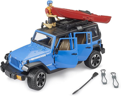 Bruder 02529 Jeep Wrangler Rubicon w/ Kayak and Kayaker 18.10.10