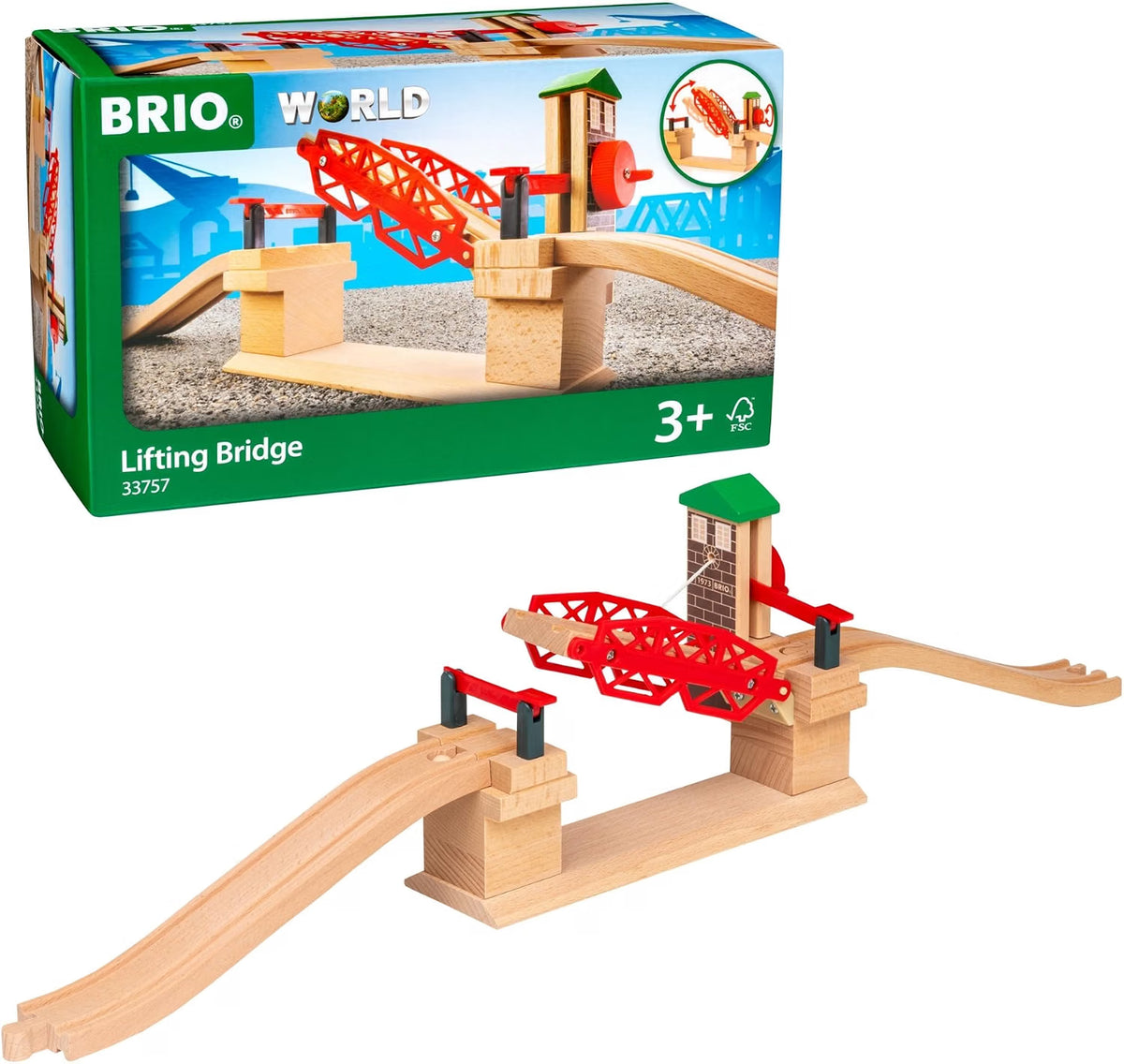 BRIO WORLD Lifting Bridge