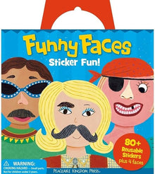 Funny Faces Sticker Tote