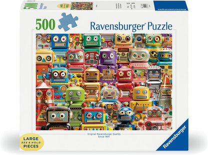 Retro Robots 500 Pc Large Format
