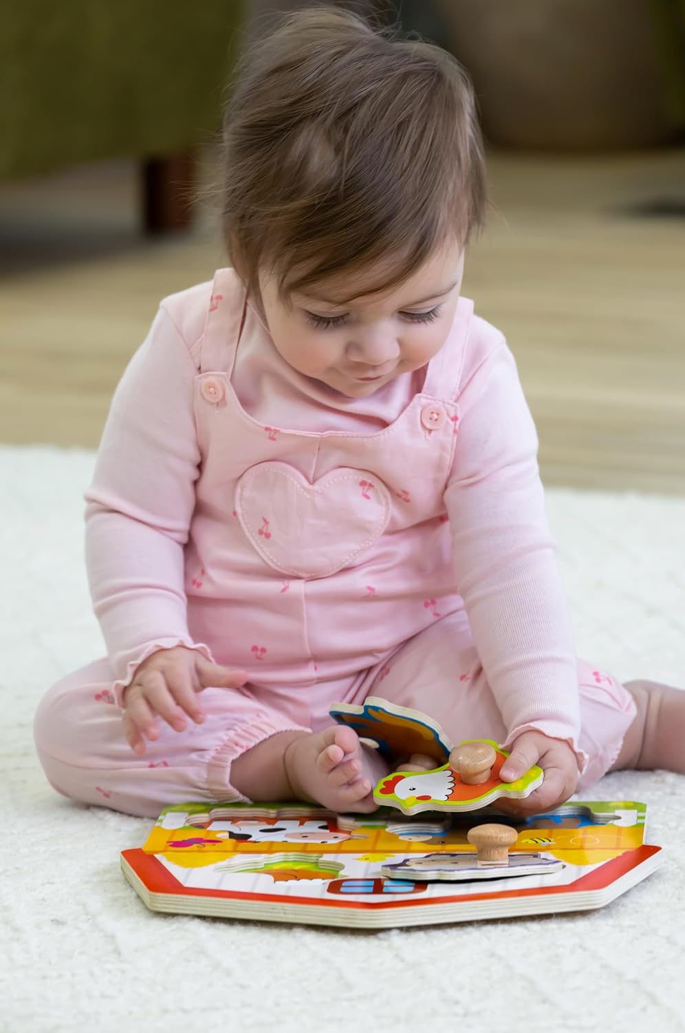 Wooden Farm Easy-Grasp Peg
