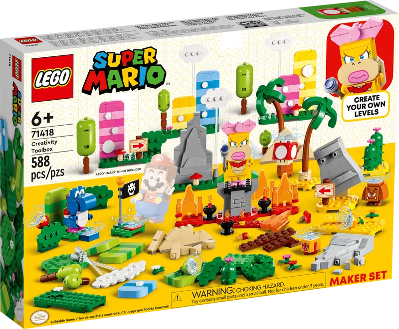 LEGO® Super Mario™ Creativity Toolbox Maker Set (71418) (Retired)