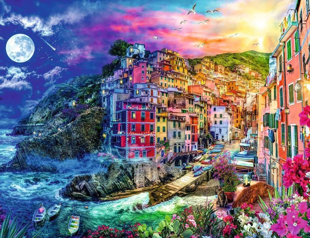 Colorful Cinque Terre 2000 Pc Puzzle – Sir Troy's Toy Kingdom