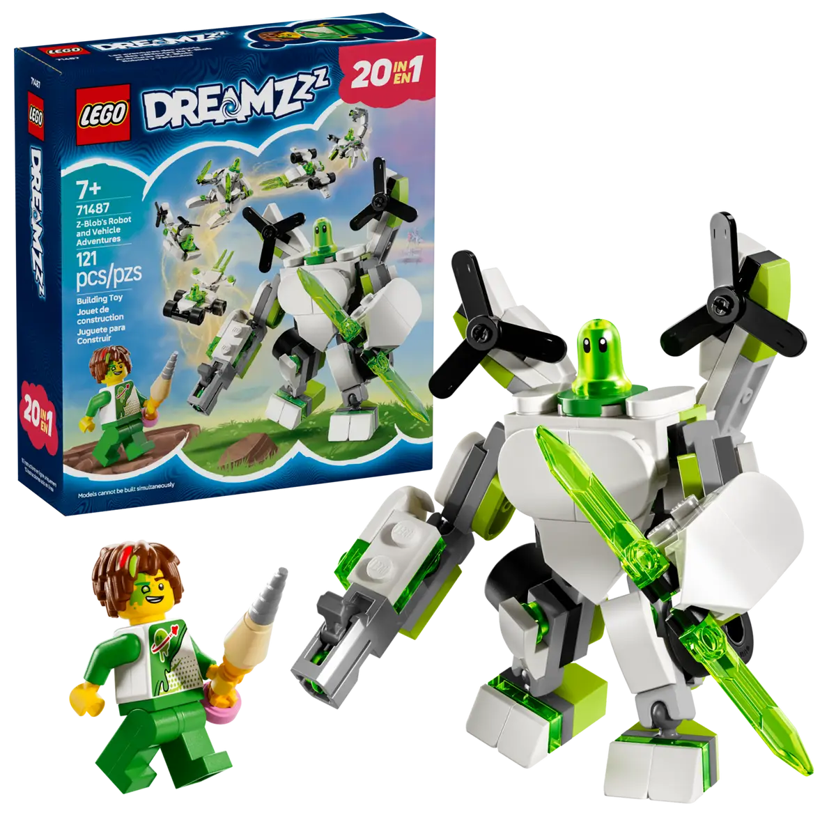 LEGO® DREAMZzz™ Z-Blob's Robot and Vehicle Adventures (71487)
