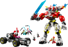 LEGO® DREAMZzz™ Cooper's Tiger Mech & Zero's Hot Rod Car (71497)